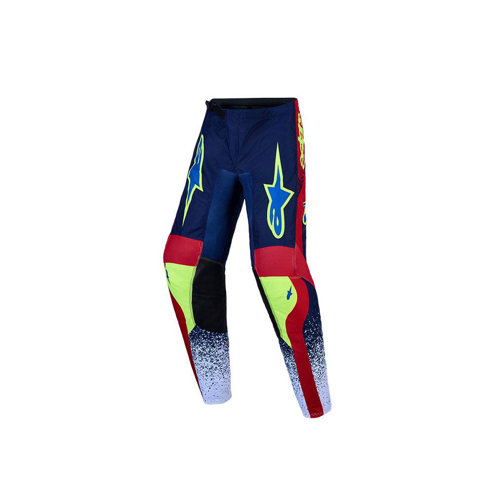 Alpinestars Fluid Youth MX Pants - Drag Blue / Navy / Fire Red / White