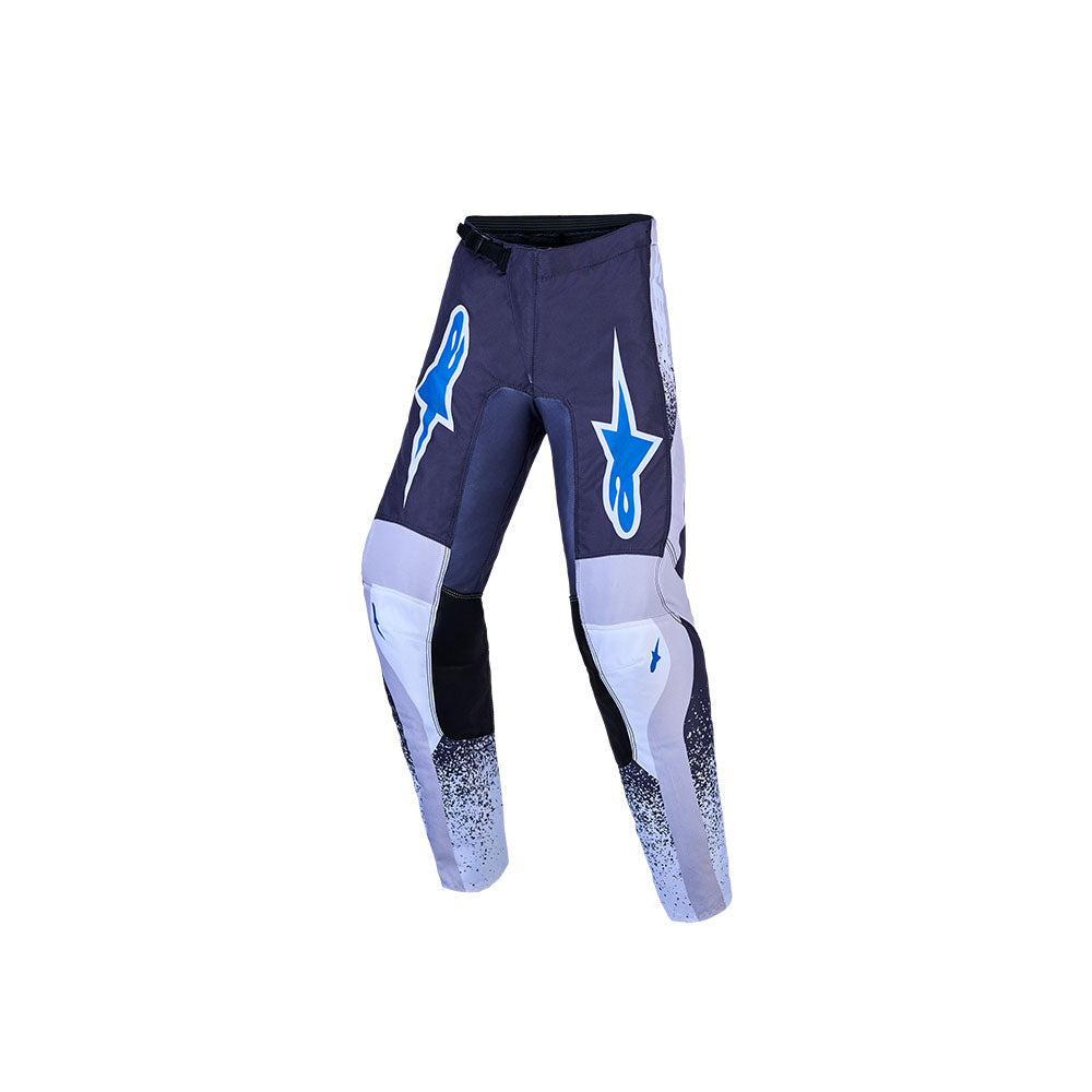 Alpinestars Fluid Youth MX Pants - Drag Graystone / Light Lilac / UCLA Blue / Black
