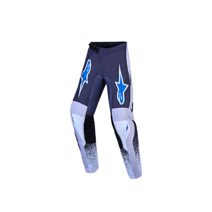 Alpinestars Fluid Youth MX Pants - Drag Graystone / Light Lilac / UCLA Blue / Black
