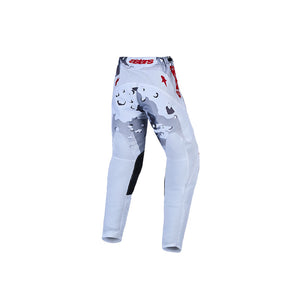 Alpinestars Fluid Youth MX Pants - Lone Gray Camo / White / Fire Red