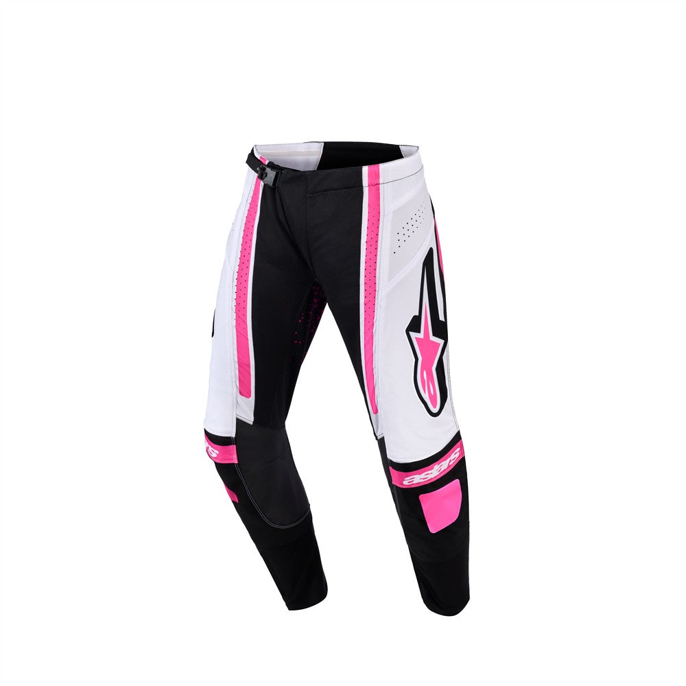 Alpinestars Stella Techstar Adult MX Pants - Nomur Black / White / Fuchsia