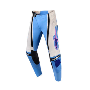 Alpinestars Stella Techstar Adult MX Pants - Nomur Light Blue / Off White / Black