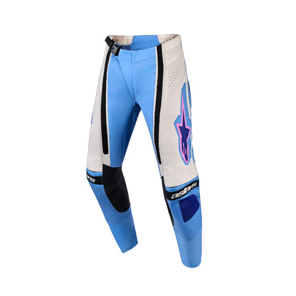 Alpinestars Stella Techstar Adult MX Pants - Nomur Light Blue / Off White / Black