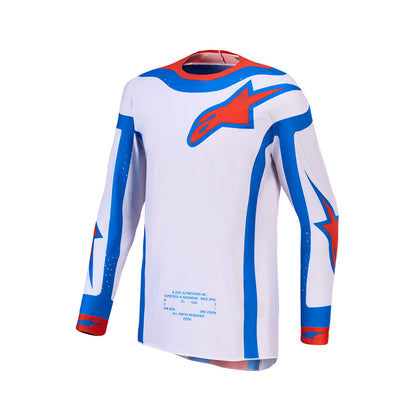 Alpinestars Supertech Adult MX Jersey - Vesta Light Lilac / Cardinal Red