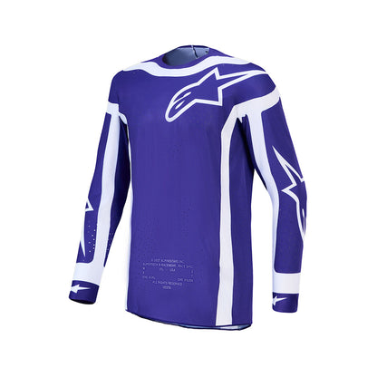 Alpinestars Supertech Adult MX Jersey - Vesta Deep Blue / White