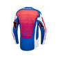 Alpinestars Techstar Adult MX Jersey - Maven White / Hot Coral / Blithe Blue