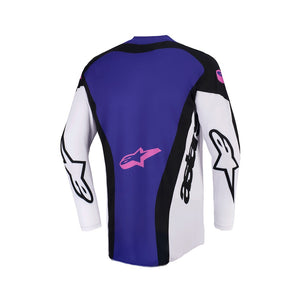 Alpinestars Techstar Adult MX Jersey - Knif Black / Light Gray / Purple