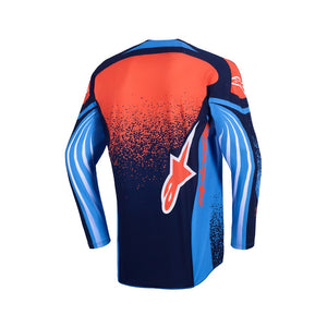 Alpinestars Techstar Adult MX Jersey - Nomur Dark Navy / Orange / UCLA Blue