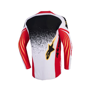 Alpinestars Techstar Adult MX Jersey - Nomur Light Gray / Red / Black