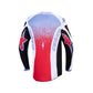 Alpinestars Fluid Adult MX Jersey - Drag Black / White / Light Blue / Red Fluoro