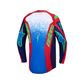 Alpinestars Fluid Adult MX Jersey - Drag Blue / Navy / Fire Red / White