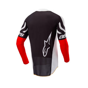 Alpinestars Techstar Adult MX Jersey - Deep Limited Edition Black / White / High Red