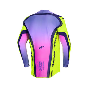 Alpinestars Supertech Adult MX Jersey - Vista Yellow Purple Black