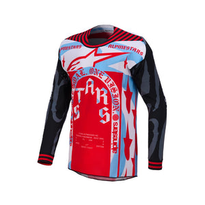 Alpinestars Techstar Adult MX Jersey - Limited Edition Beast Coast Pirate Black / Hot Orange