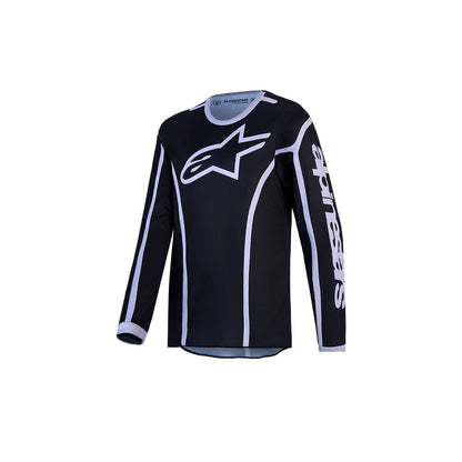 Alpinestars Youth Fluid MX Jersey - Apex Black / Silver