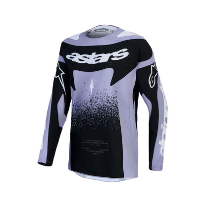 Alpinestars Stella Techstar Adult MX Jersey - Swan Light Violet / Black
