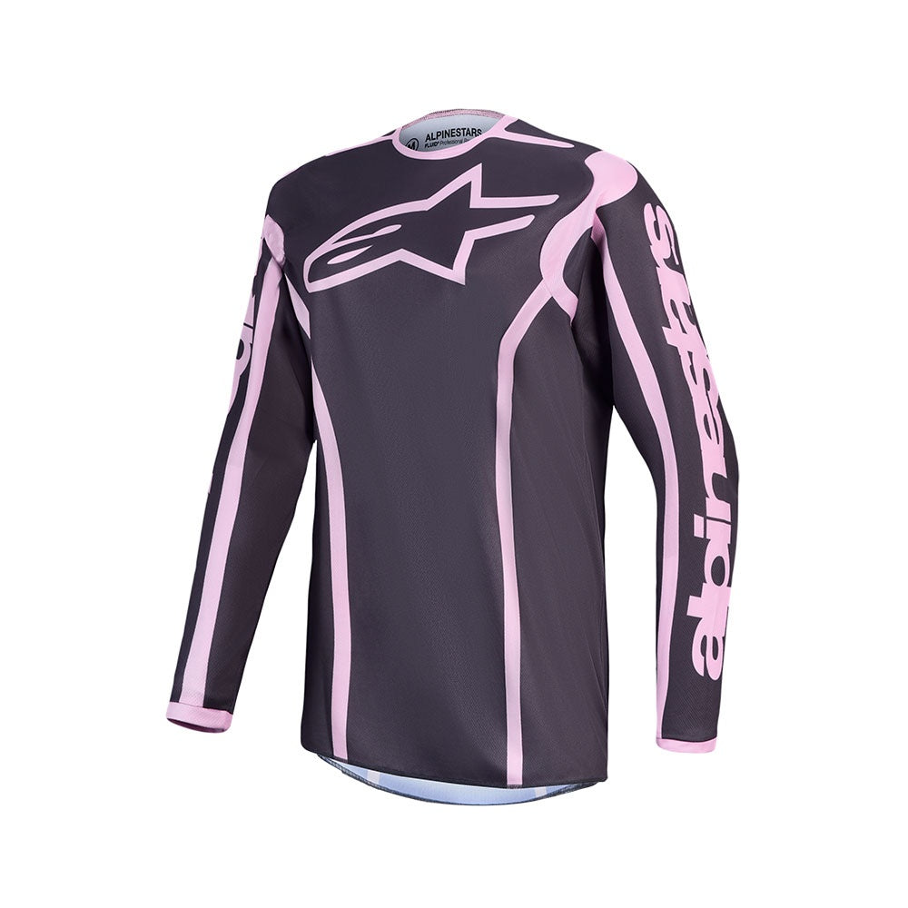 Alpinestars Stella Fluid Adult MX Jersey - Apex V2 Graystone / Old Pink
