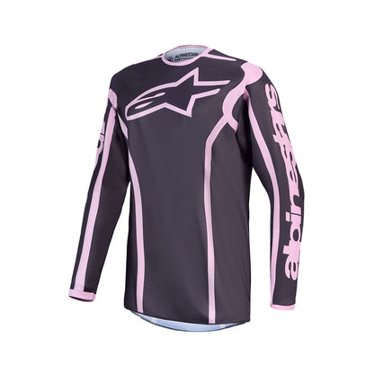Alpinestars Stella Fluid Adult MX Jersey - Apex V2 Graystone / Old Pink