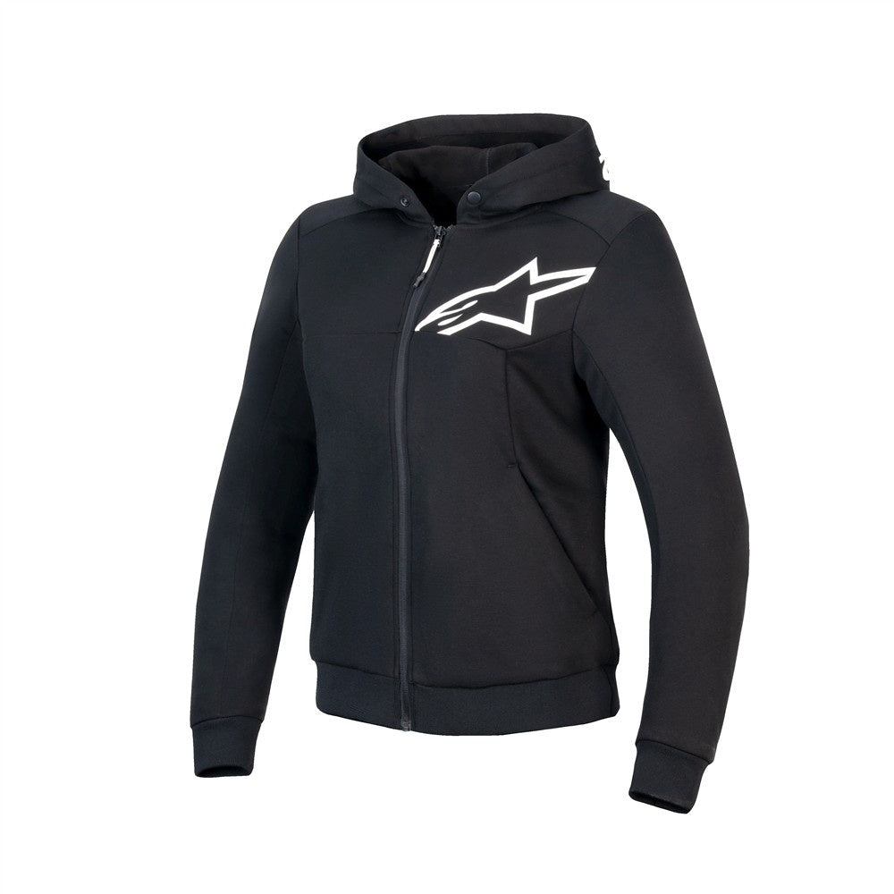 Alpinestars Woman Stella Chrome V2 Sport Hoodie - Black White