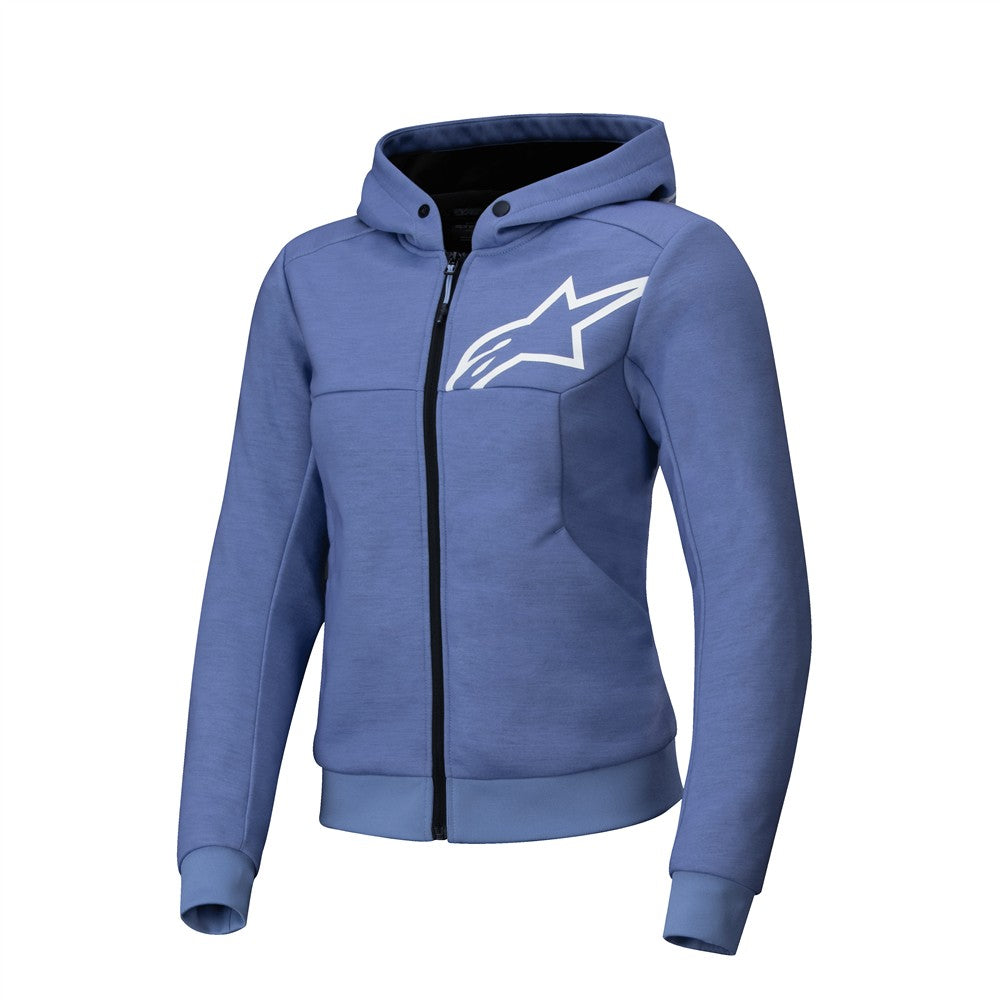 Alpinestars Stella Chrome v2 Sport Hoodie - Blue / Violet / White