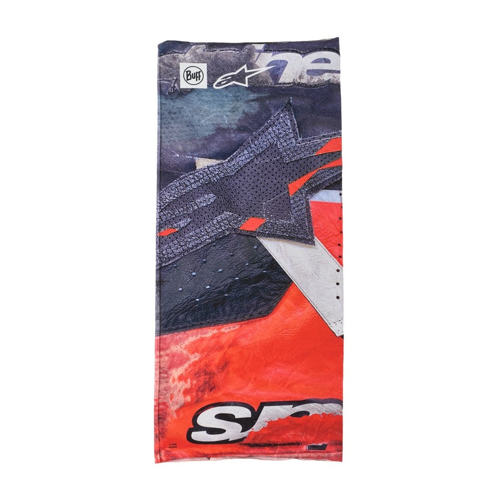 Alpinestars Buff Ignite Neck Tube - Black / Bright Red