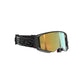 Alpinestars Supertech Adult MX Goggles - Vista Black - Mirror Gold Lens