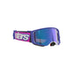 Alpinestars Supertech Adult MX Goggles - Vista Purple / Fluoro Pink - Mirror Blue Lens