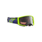 Alpinestars Supertech Adult MX Goggles - Corp Purple / Yellow Fluoro - Mirror Silver Lens