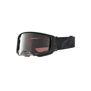 Alpinestars Supertech Adult MX Goggles - Cloak Black - Mirror Silver Lens
