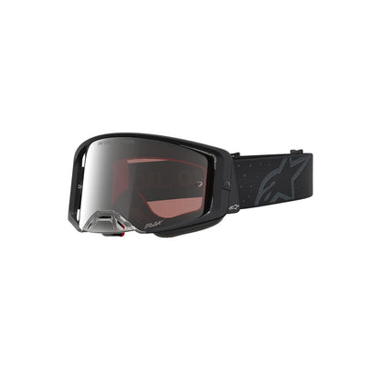 Alpinestars Supertech Adult MX Goggles - Cloak Black - Mirror Silver Lens