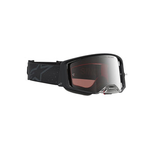 Alpinestars Supertech Adult MX Goggles - Cloak Black - Mirror Silver Lens