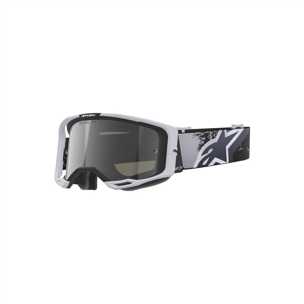 Alpinestars Vision 8 Adult MX Goggles - Lahnd Iron Camo - Mirror Silver Lens