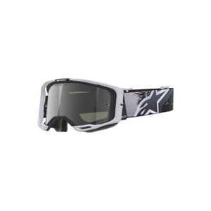Alpinestars Vision 8 Adult MX Goggles - Lahnd Iron Camo - Mirror Silver Lens