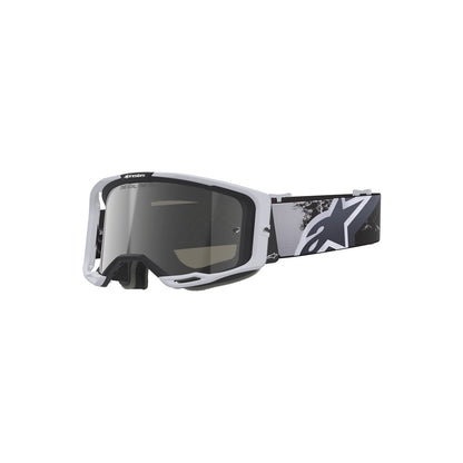 Alpinestars Vision 8 Adult MX Goggles - Lahnd Iron Camo - Mirror Silver Lens