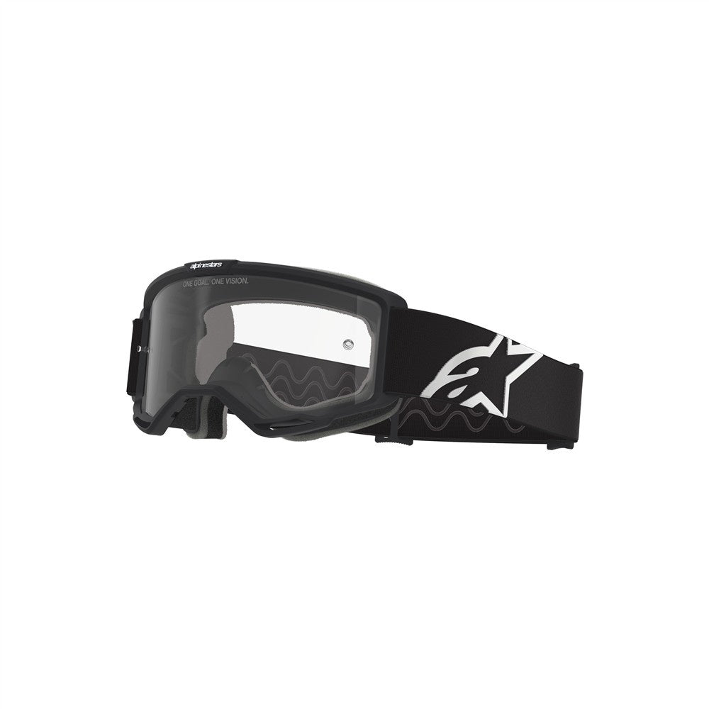 Alpinestars Vision 5 OTG Adult MX Goggles - Black / Grey - Clear Lens