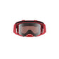 Alpinestars Supertech Adult MX Goggles - Vesta Red Fluoro / Chrome - Mirror Silver Lens