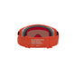 Alpinestars Supertech Adult MX Goggles - Vesta Orange / Silver - Mirror Silver Lens
