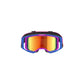 Alpinestars Vision 8 Adult MX Goggles - Corp UCLA Blue / Purple / Orange - Mirror Red Lens