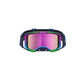 Alpinestars Vision 8 Adult MX Goggles - Maven Blithe Blue / Purple - Mirror Pink Lens