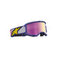 Alpinestars Vision 5 Adult MX Goggles - Drag Red / Purple - Mirror Pink Lens