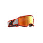 Alpinestars Vision 5 Adult MX Goggles - Rora Silver / Orange - Mirror Red Lens