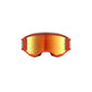 Alpinestars Vision 5 Adult MX Goggles - Rora Silver / Orange - Mirror Red Lens