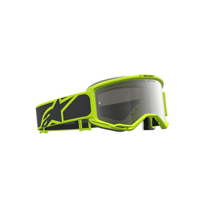 Alpinestars Vision 5 Adult MX Goggles - Rora Black / Yellow Fluoro - Mirror Silver Lens