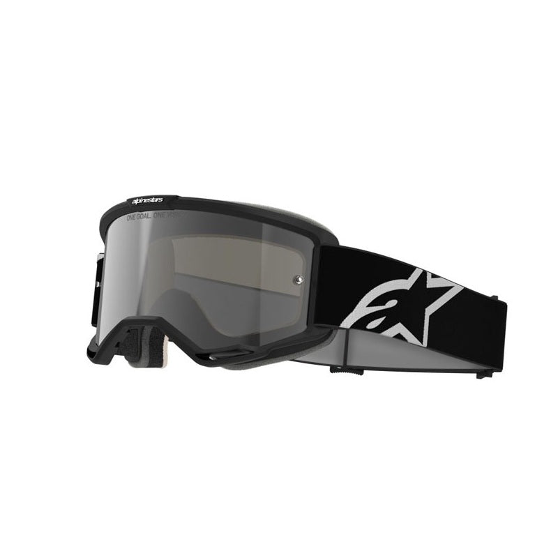 Alpinestars Vision 5 Corp 2 Adult MX Goggles - Black / White - Mirror Silver Lens