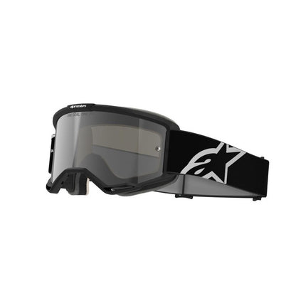 Alpinestars Vision 5 Corp 2 Adult MX Goggles - Black / White - Mirror Silver Lens