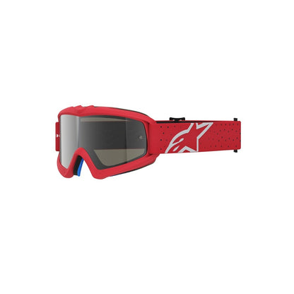 Alpinestars Vision Youth Vesta MX Goggles - Red Fluoro / Chrome - Mirror Silver Lens