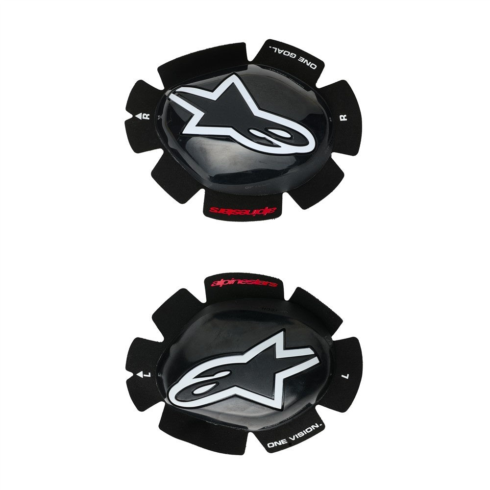 Alpinestars GP Tech Knee Sliders - Black / White