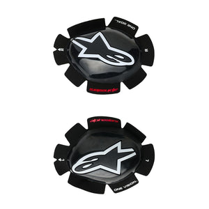 Alpinestars GP Tech Knee Sliders - Black / White