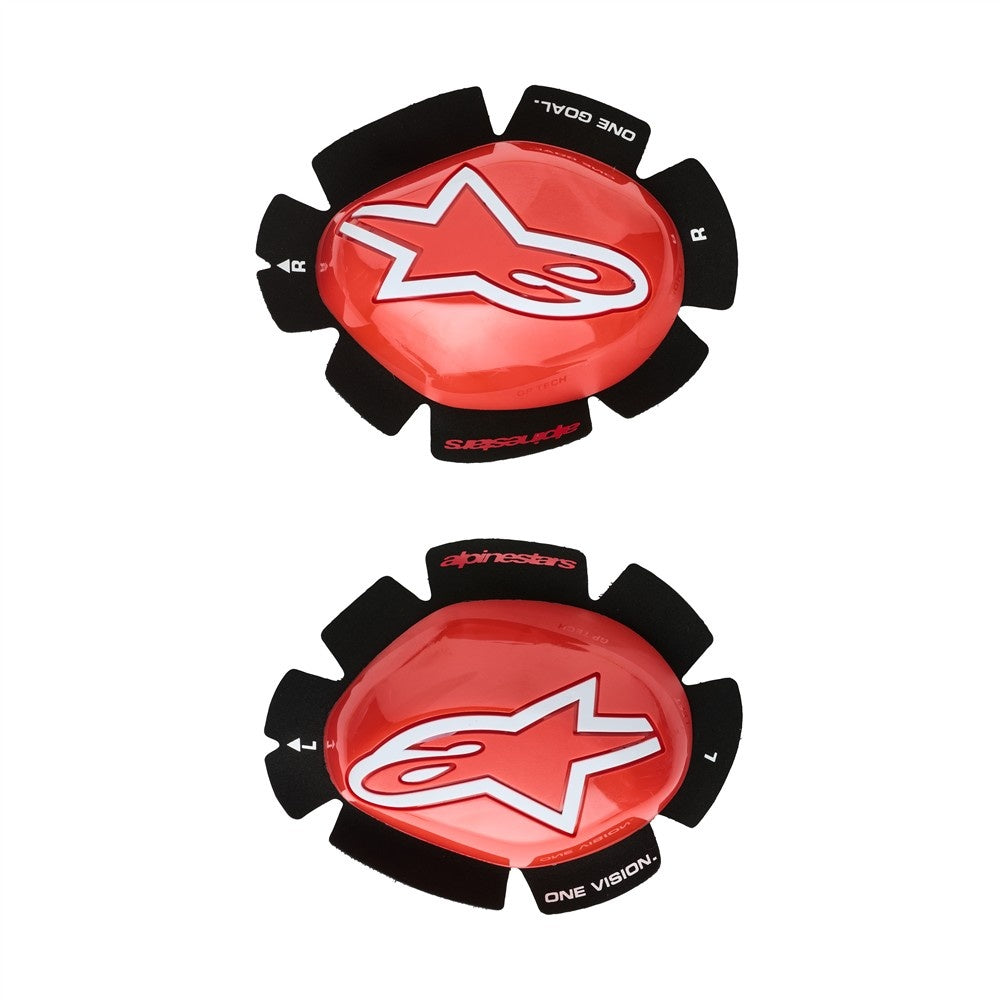 Alpinestars GP Tech Knee Sliders - Red / White