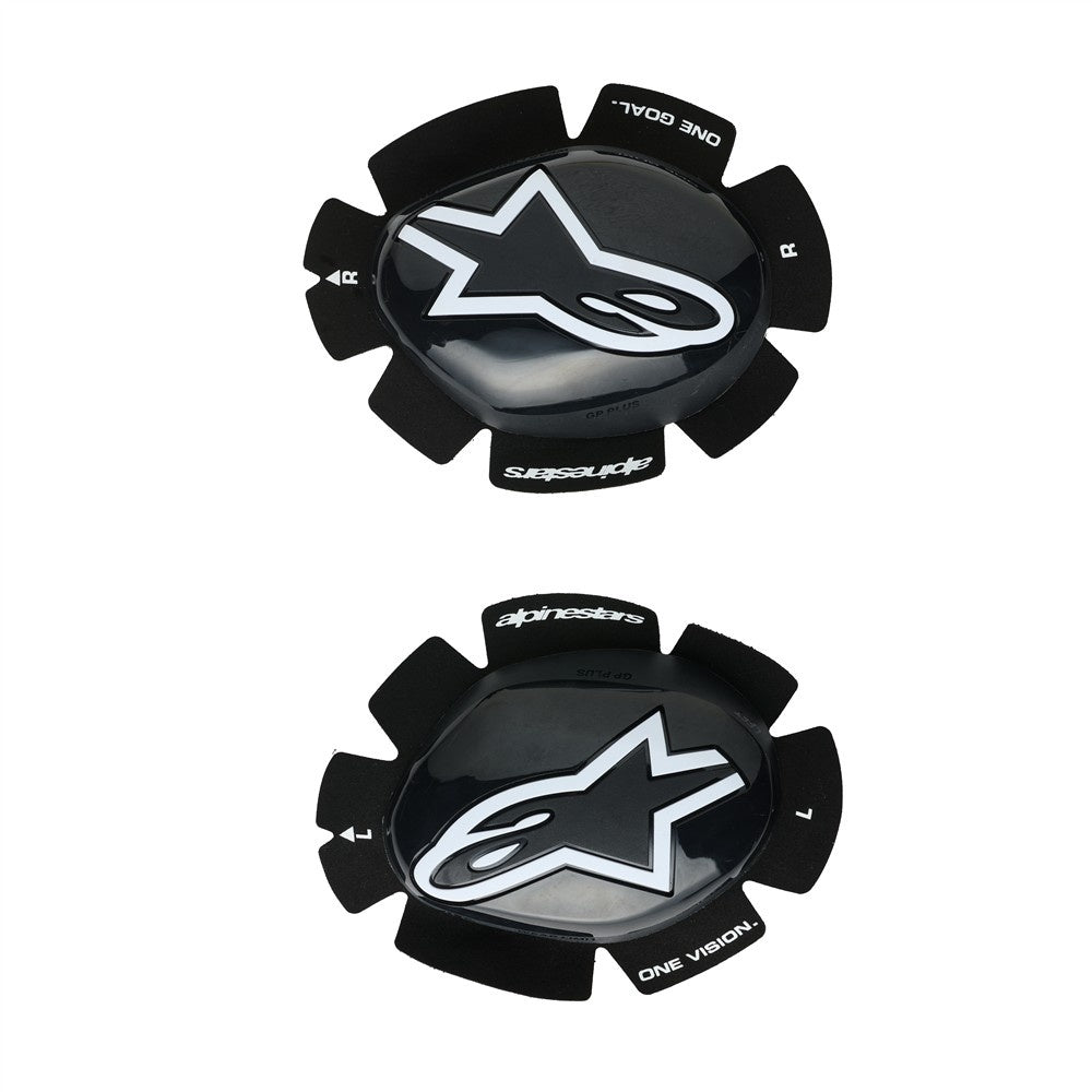 Alpinestars GP Plus Knee Sliders - Black / White
